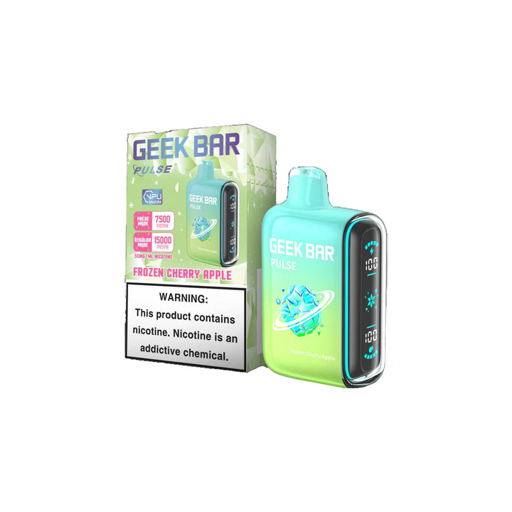 Geek Bar Pulse Disposable Vape 15000 Puffs  Frozen Cherry Apple