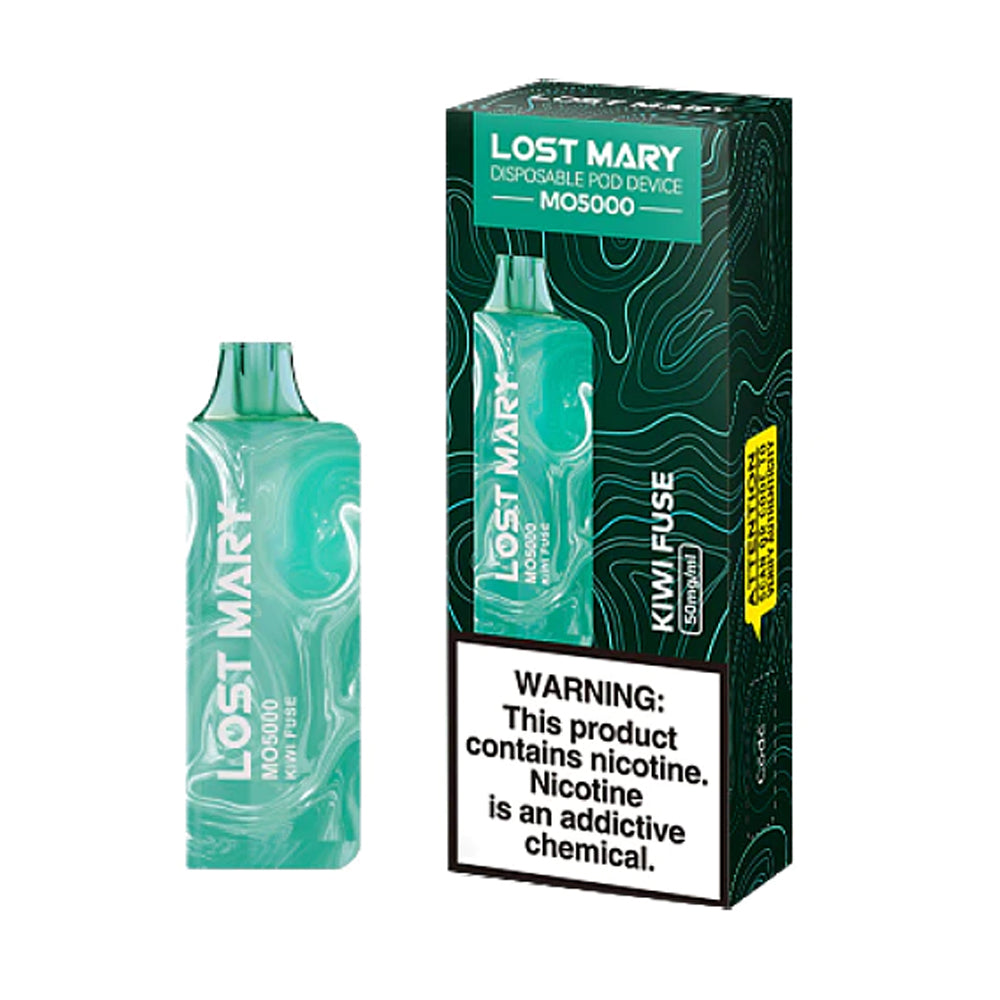 KIWI FUSE Passion Fruit Guava MARY MO5000 puffs rechargeable disposable vapes elf bar