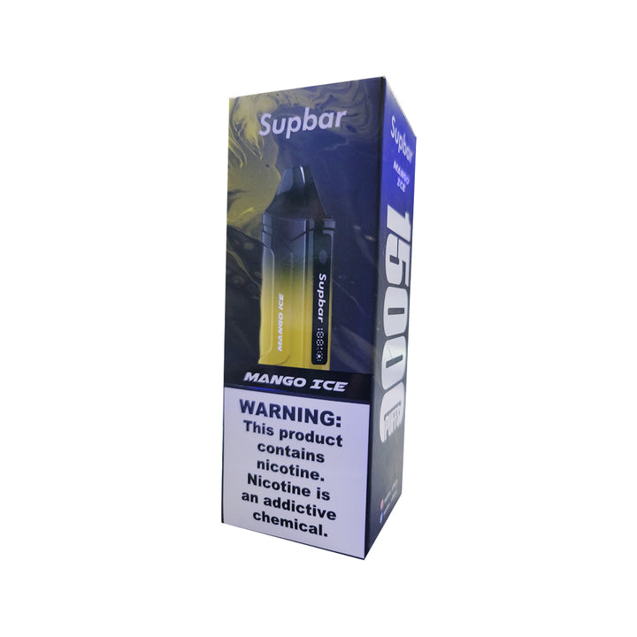 Supbar 15000 puffs Disposable Vape 650mAh Type-C Dual Mesh Coil puff 15k Prefilled Pod Flavors vape pen puffbars E Cigarette mango ice