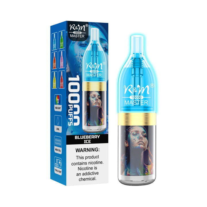 R&M Master 10000 Puffs disposable vape 20ml