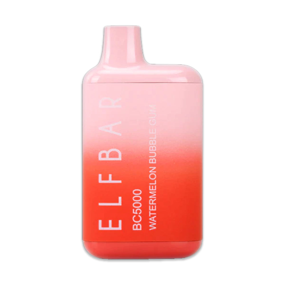 ELF BAR BC5000 Disposable Vape POD 50mg 13ml - Watermelon Bubble Gum chillzoneusa ELF BAR BC5000 Disposable Vape POD 50mg 13ml - Watermelon Bubble Gum chillzoneusa