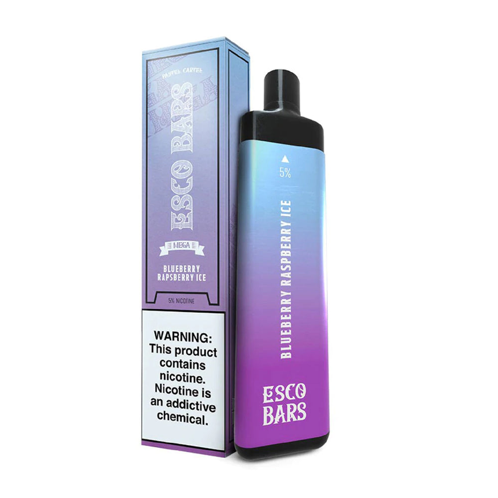 Esco Bar Mega 5000 Puff Disposable - BLUEBERRY RASPBERRY ICE