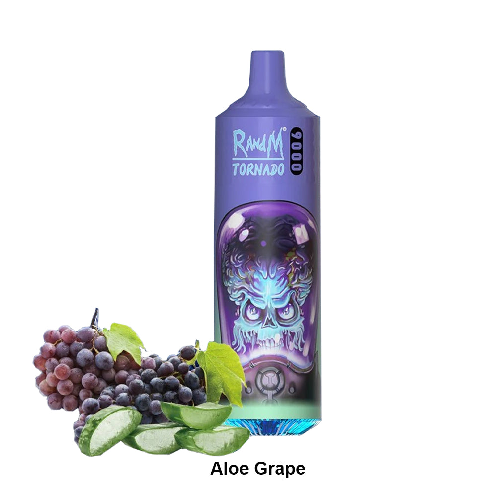 R&M Tornado 9000 Puff Disposable 18ml - ALOE GRAPE chillzoneusa R&M Tornado 9000 Puff Disposable 18ml - ALOE GRAPE chillzoneusa