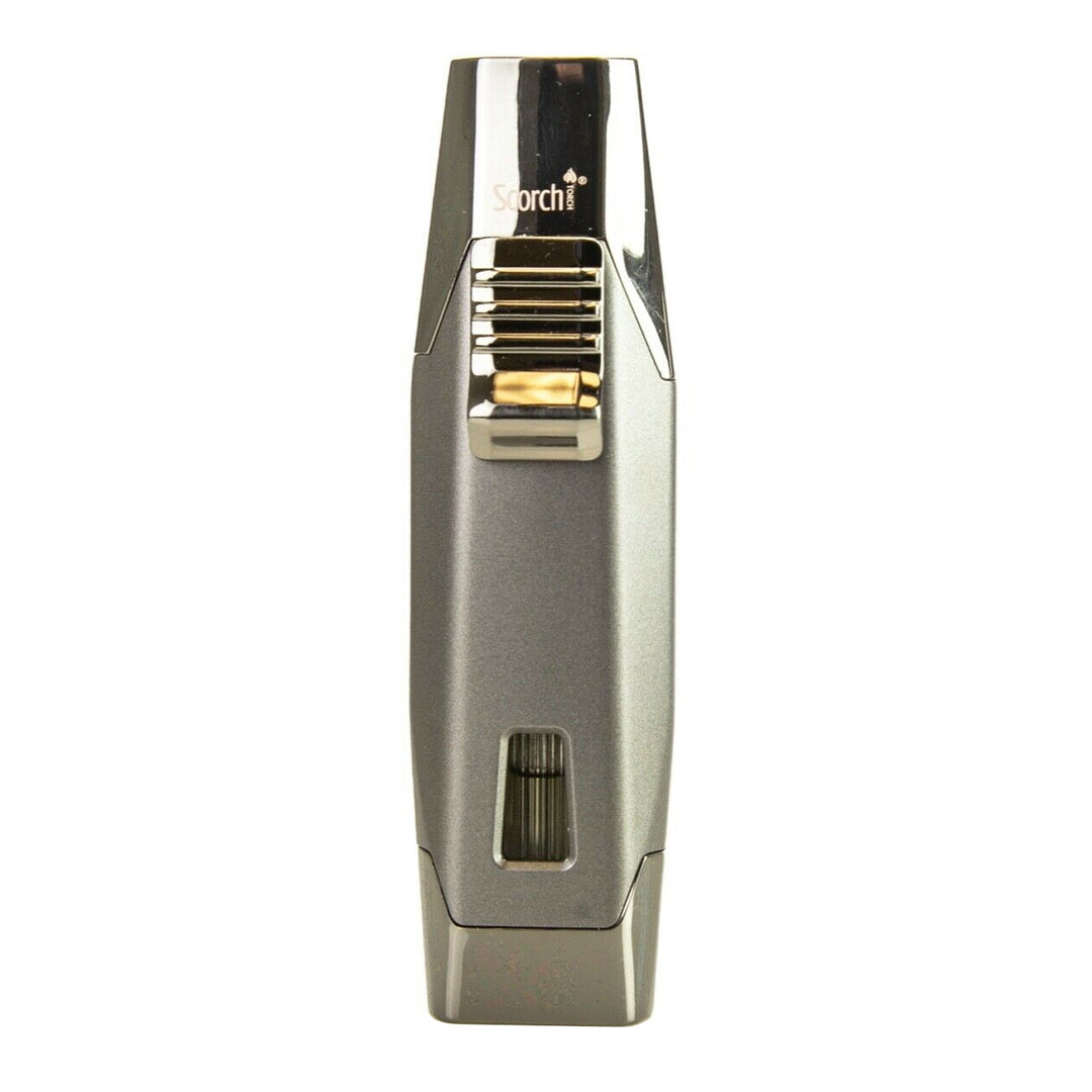 Scorch Torch Shifter Adjustable Dual Jet Flame Lighter GunMetal