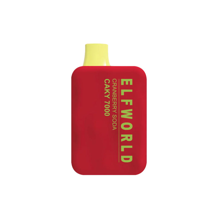 cranberry soda ELFWORLD CAKY 7000 RECHARGEABLE DISPOSABLE VAPE POD DEVICE WHOLESALE 7000 PUFFS pen best vapes usa smoke shop