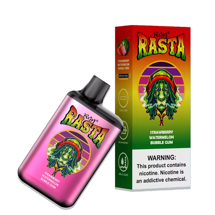 randm strawberry watermelon bubble gum disposable 5500 puffs