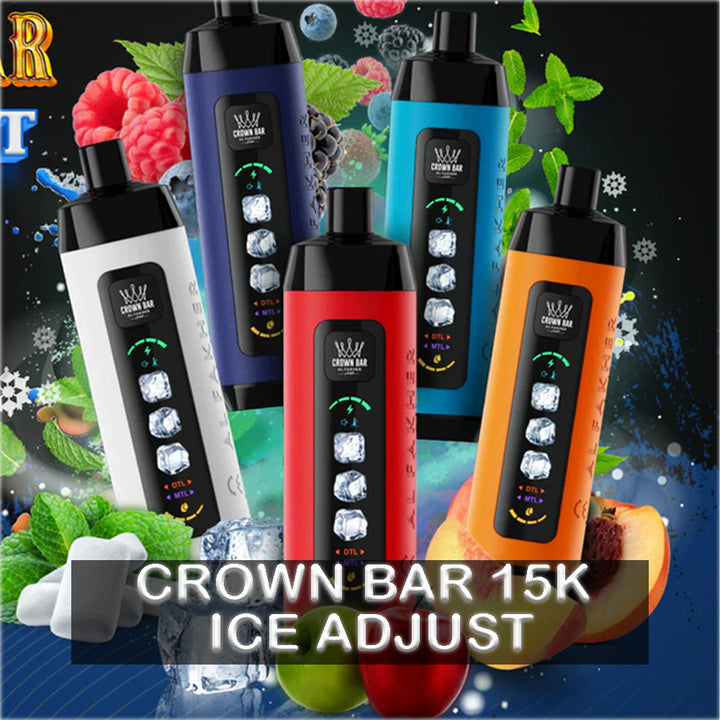 Al Fakher Crown Bar 15000 Ice Adjust Disposable Vape in USA