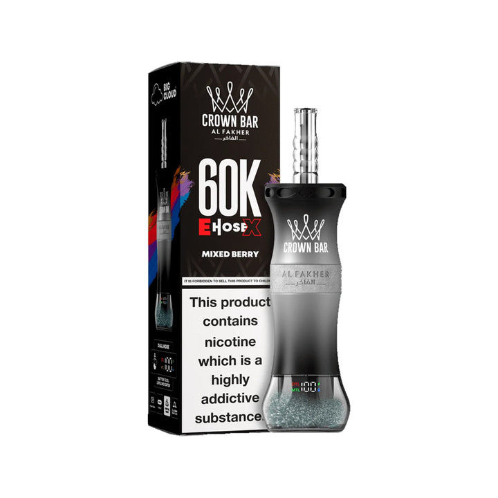 Al Fakher E Hose X 60k Puffs Crown Bar Hookah Disposable Vape