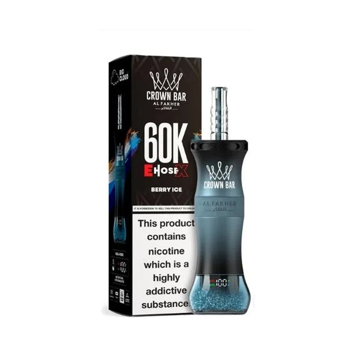 Al Fakher E Hose X 60k Puffs Crown Bar Hookah Disposable Vape