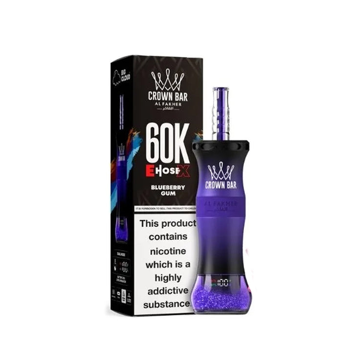 Al Fakher E Hose X 60k Puffs Crown Bar Hookah Disposable Vape