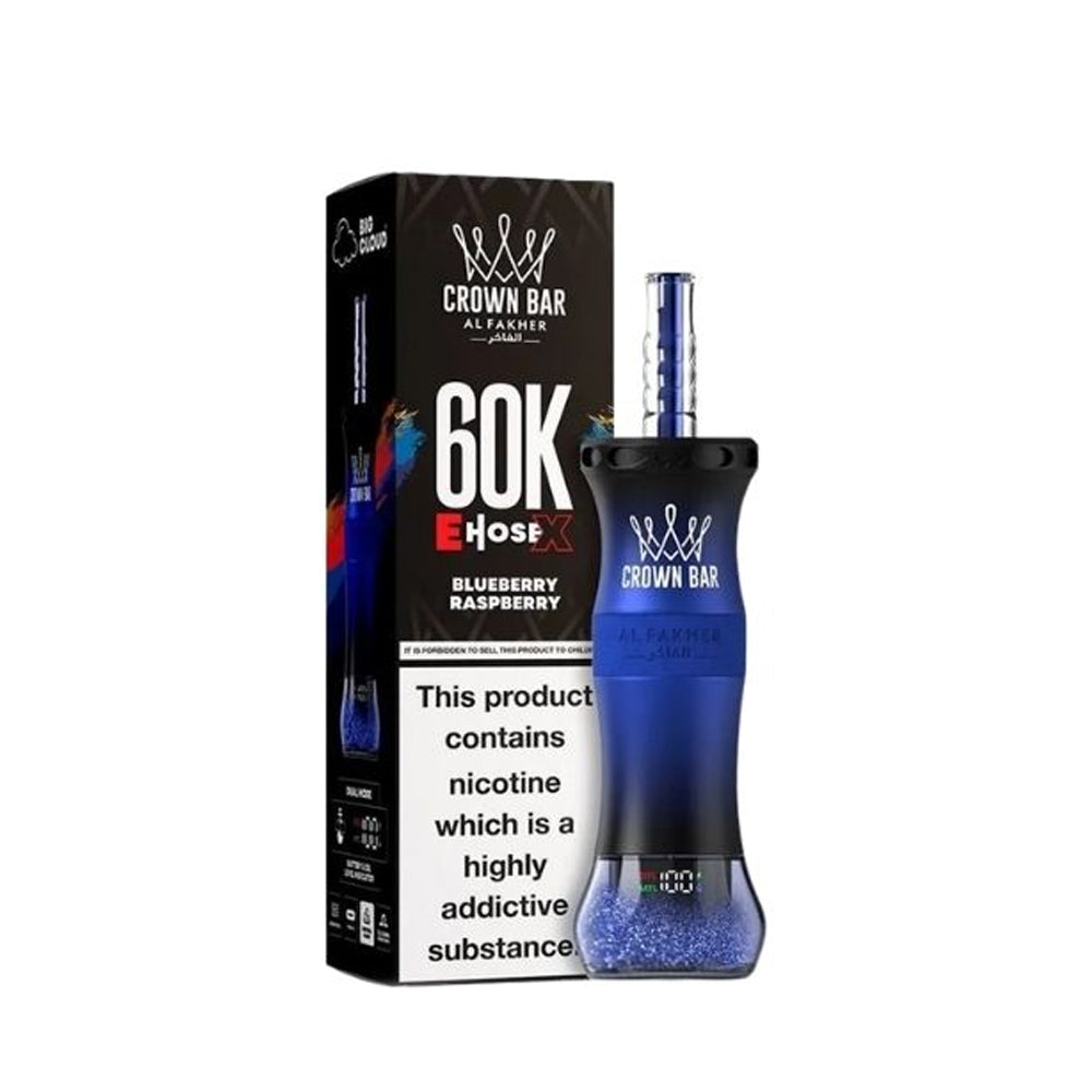 Al Fakher E Hose X 60k Puffs Crown Bar Hookah Disposable Vape
