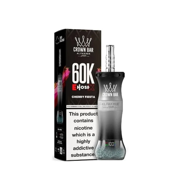 Al Fakher E Hose X 60k Puffs Crown Bar Hookah Disposable Vape