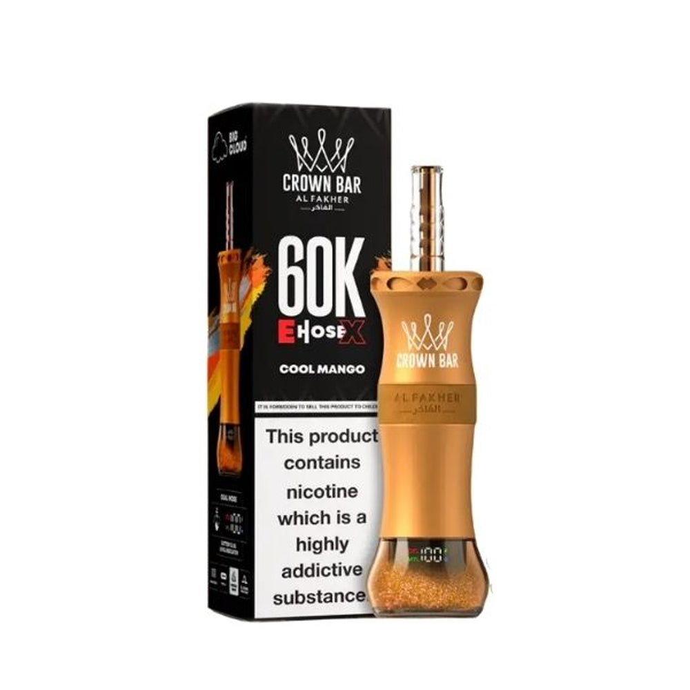 Al Fakher E Hose X 60k Puffs Crown Bar Hookah Disposable Vape