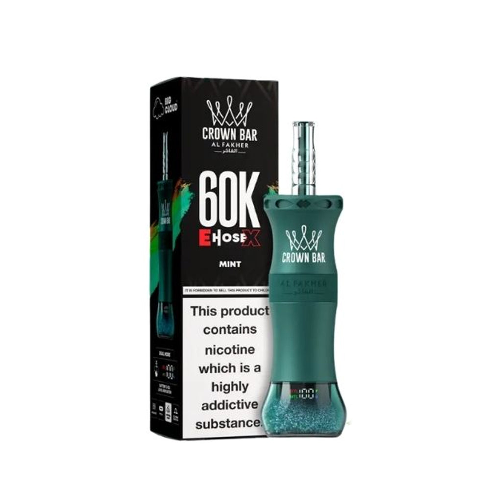 Al Fakher E Hose X 60k Puffs Crown Bar Hookah Disposable Vape