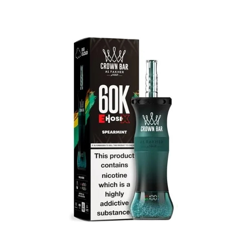 Al Fakher E Hose X 60k Puffs Crown Bar Hookah Disposable Vape