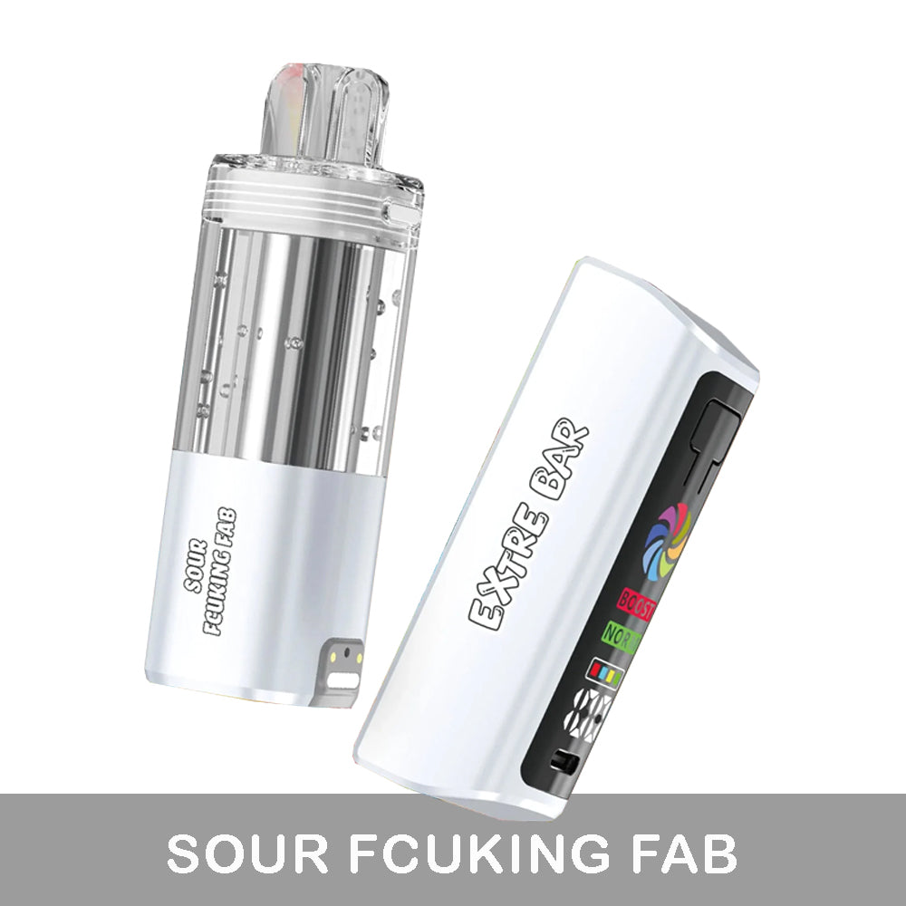 Extre Bar disposable vape ecig 50k puffs chillzoneusa sour fcuking fab