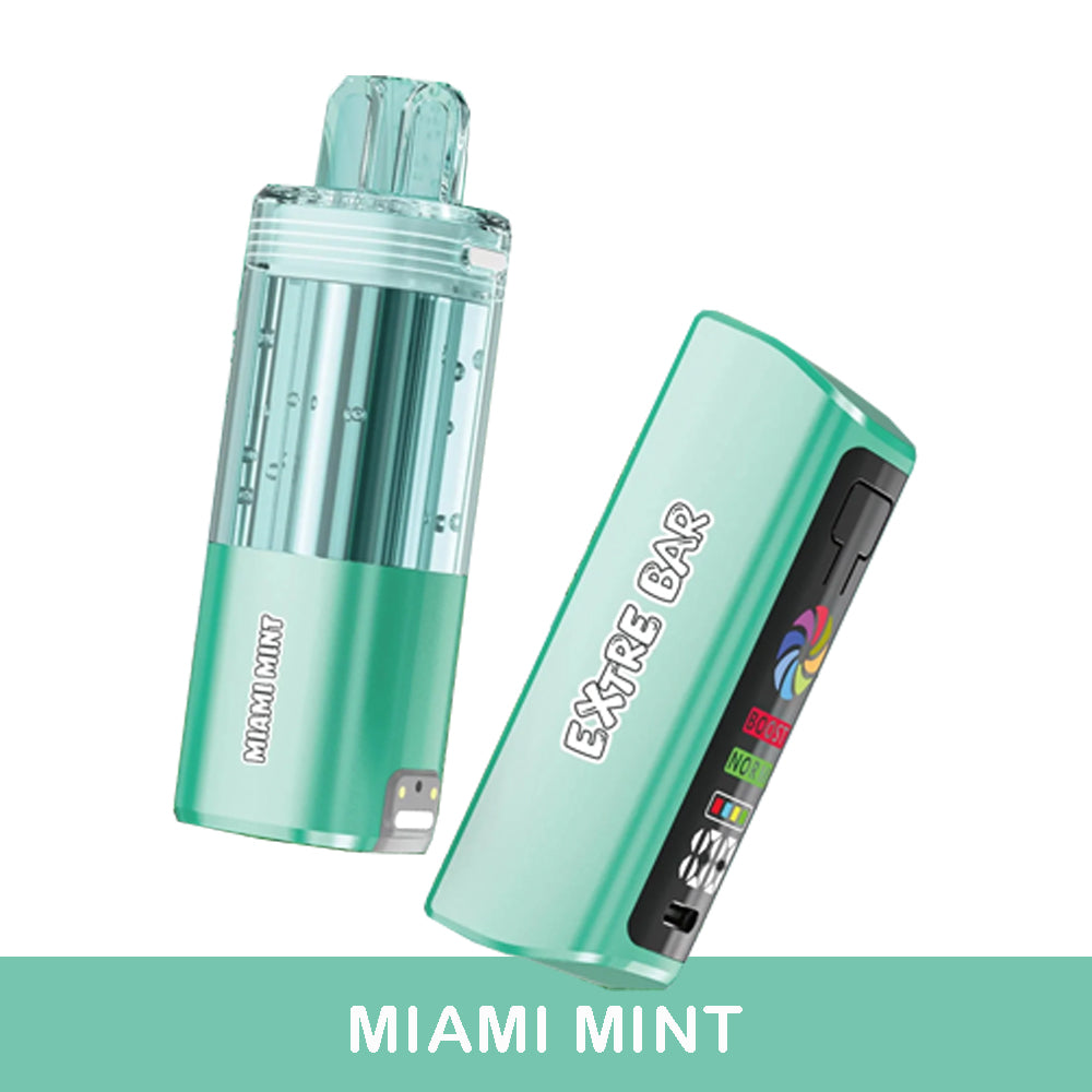 Extre Bar disposable vape ecig 50k puffs chillzoneusa miamimint