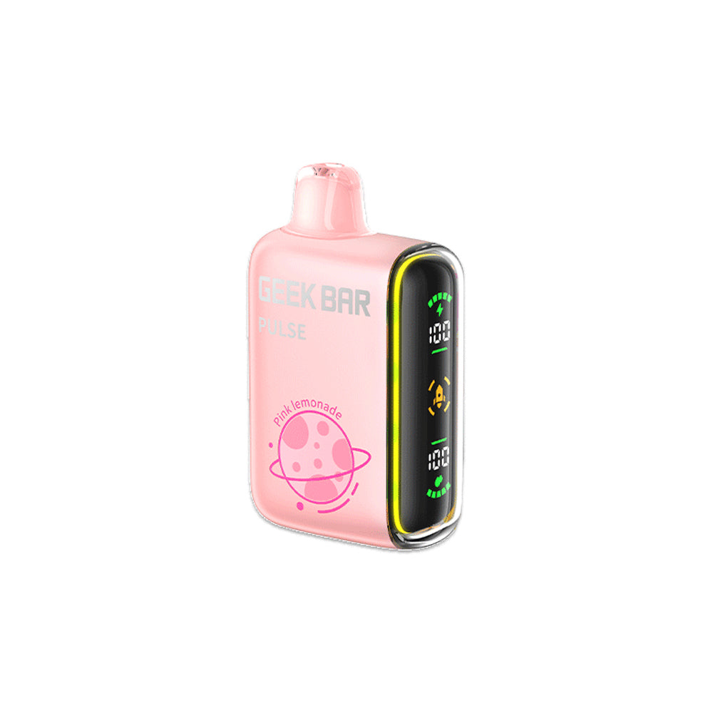 Geek Bar Pulse 15000 puffs best Disposable vape e cigarette pink lemonade