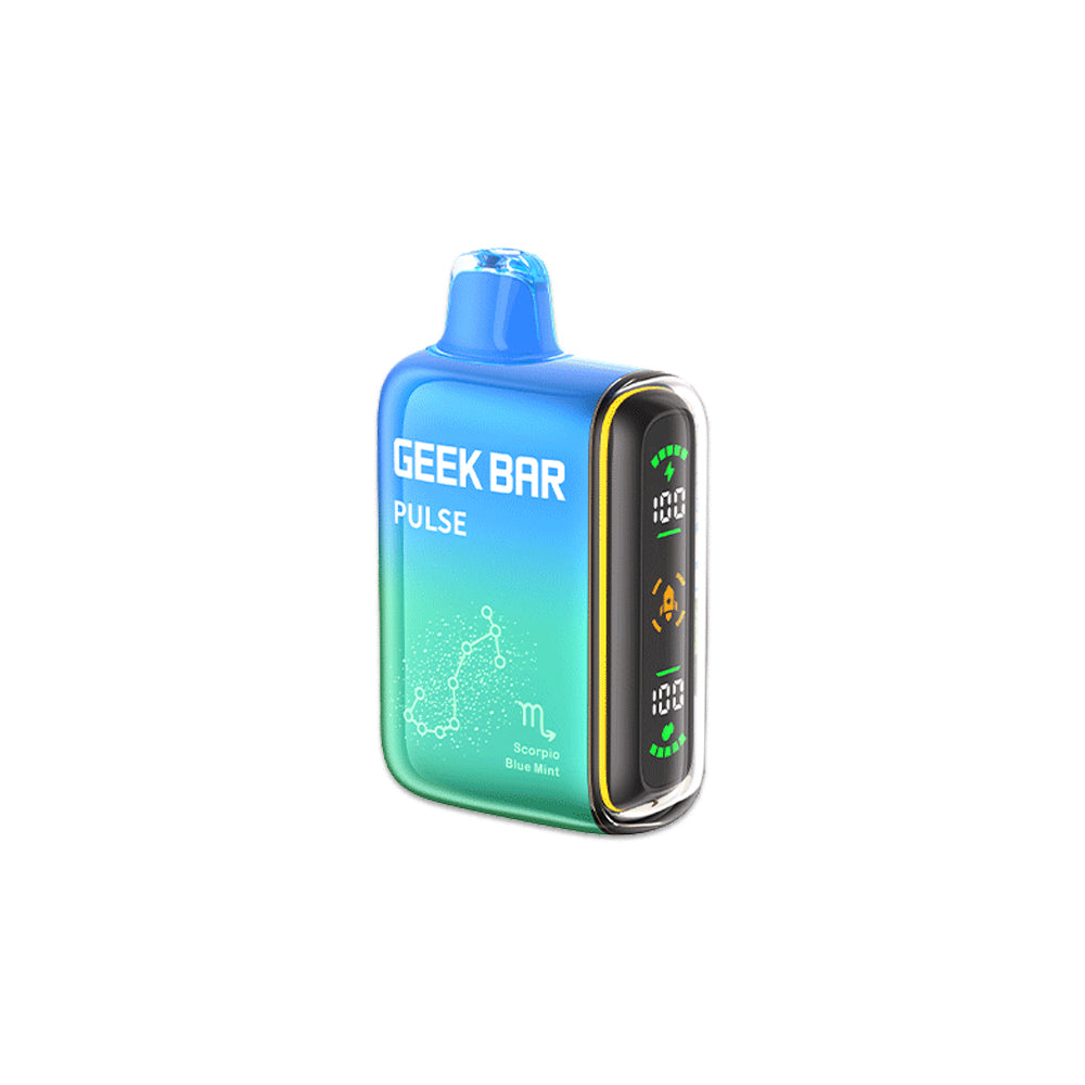 Geek Bar Pulse 15000 puffs best Disposable vape e cigarette blue mint