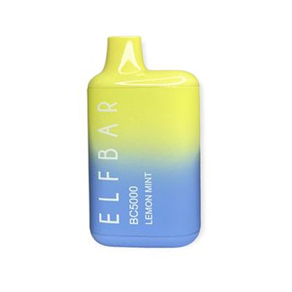 Lemon mint ELFBAR BC5000 Disposable Vape POD 50mg 13ml