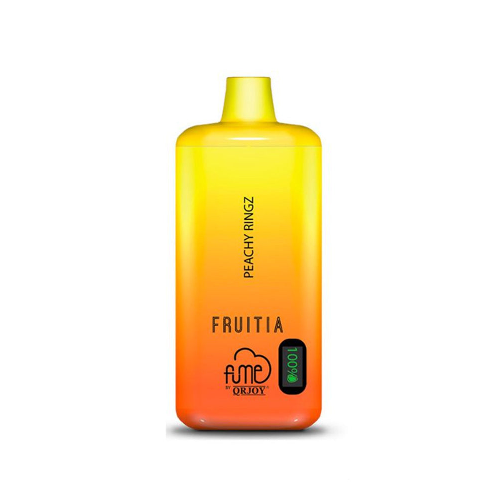  Fruitia x Fume Disposable Vape 8000 Puffs orjoy best vapes in usa peach ringz