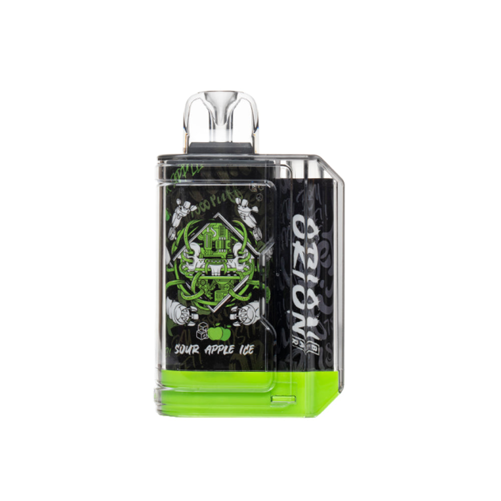 Sour apple ice LOST VAPE ORION BAR 7500 Puffs DISPOSABLE rechargeable best vape usa