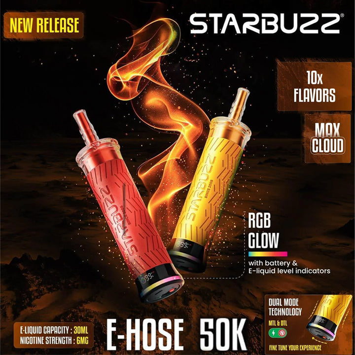 Starbuzz E-Hose 50k Disposable Shisha