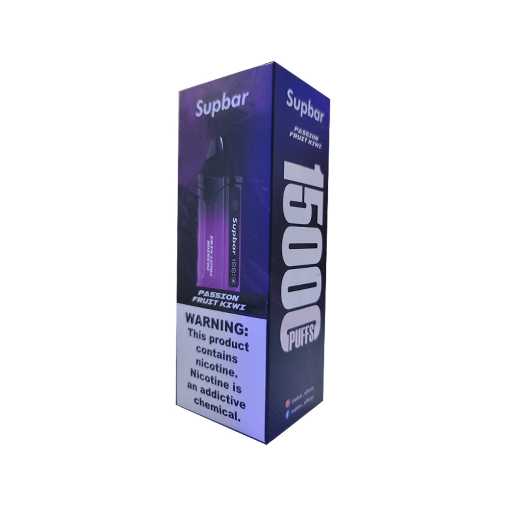Supbar 15000 puffs Disposable Vape 650mAh Type-C Dual Mesh Coil puff 15k Prefilled Pod Flavors vape pen puffbars E Cigarette passion fruit kiwi
