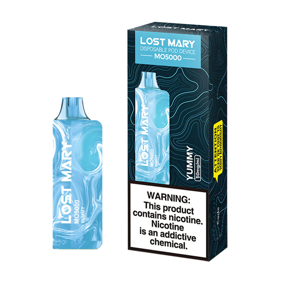 YUMMY LOST MARY MO5000 puffs rechargeable disposable vapes elf bar