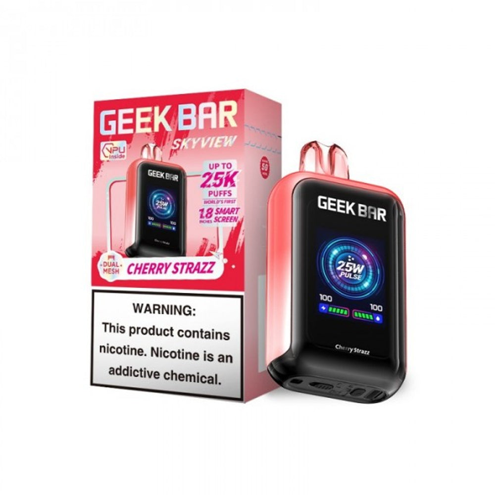 Geek Bar Skyview 25K Puffs Disposable Vape 25000 cherry starzz