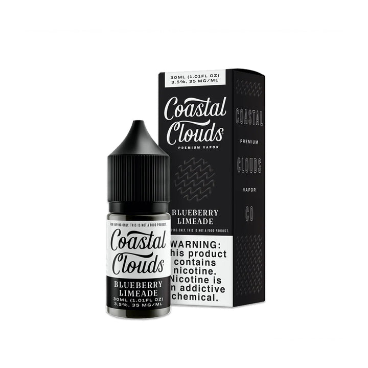 coastal clouds premium vapor falvors nicotin 30ml 35mg ml  blueberry limeade