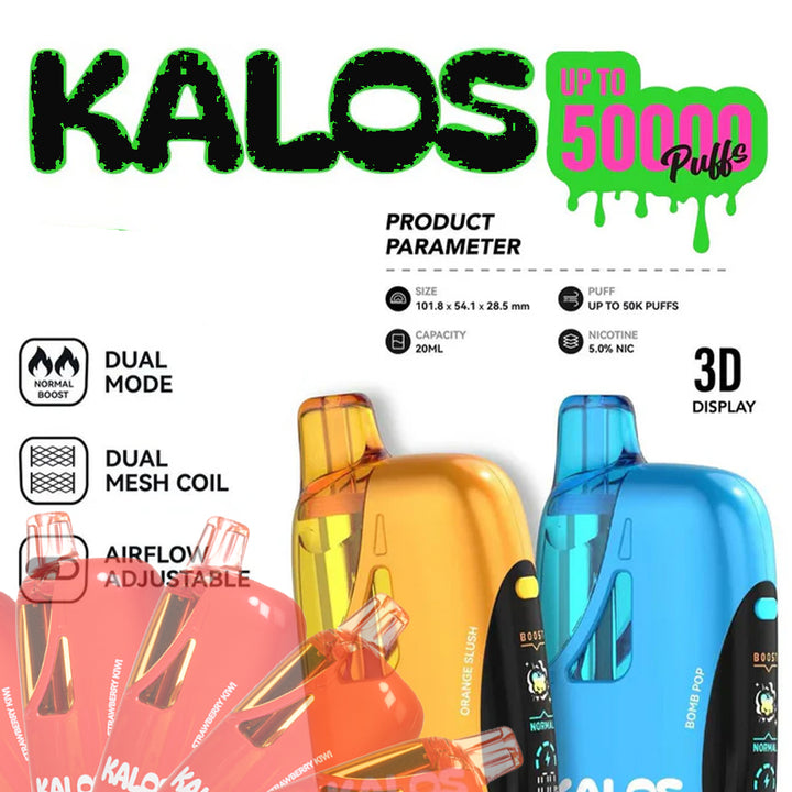 kalos disposable vape 50k puffs usa chillzone vape online shop