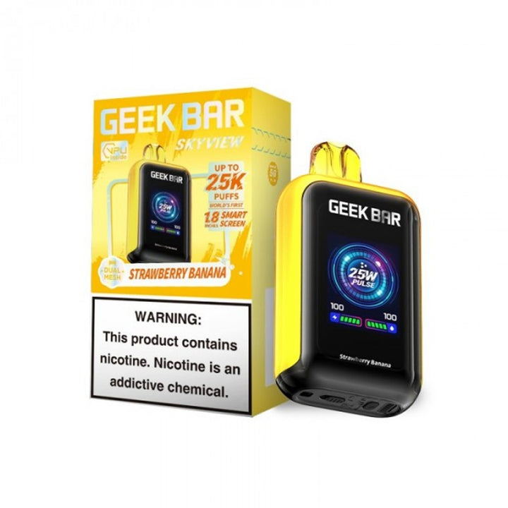 Geek Bar Skyview 25K Puffs Disposable Vape Strawberry banana 25000