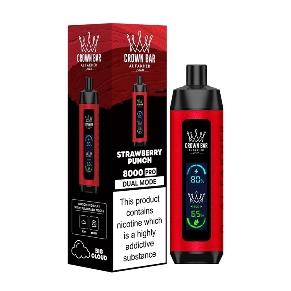 Al Fakher Pro Crown Bar 8000 Puffs Disposable Vape chillzoneusa Al Fakher Pro Crown Bar 8000 Puffs Disposable Vape chillzoneusa