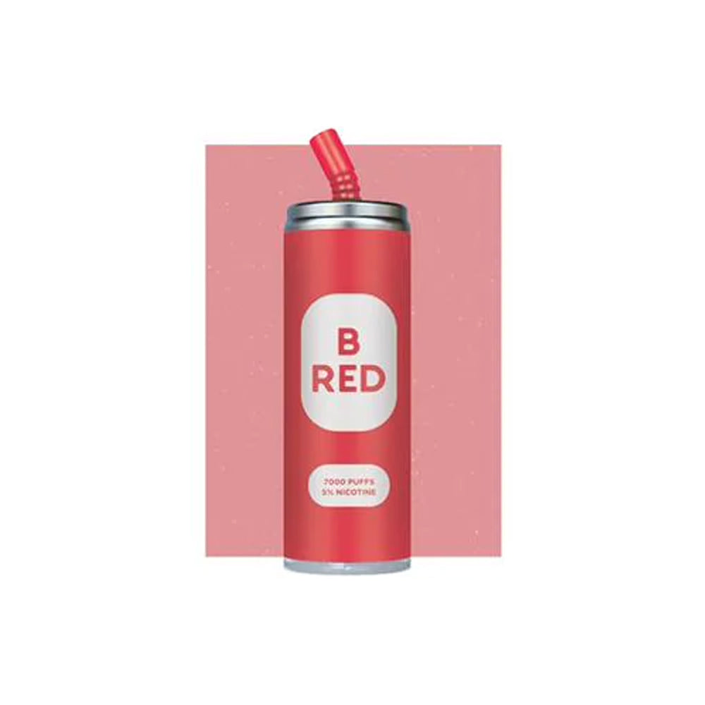 LUXURY LITES RETRO SERIES 5% DISPOSABLE DEVICE 7000 PUFFS B Red