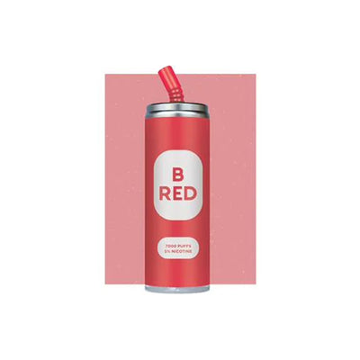 LUXURY LITES RETRO SERIES 5% DISPOSABLE DEVICE 7000 PUFFS B Red