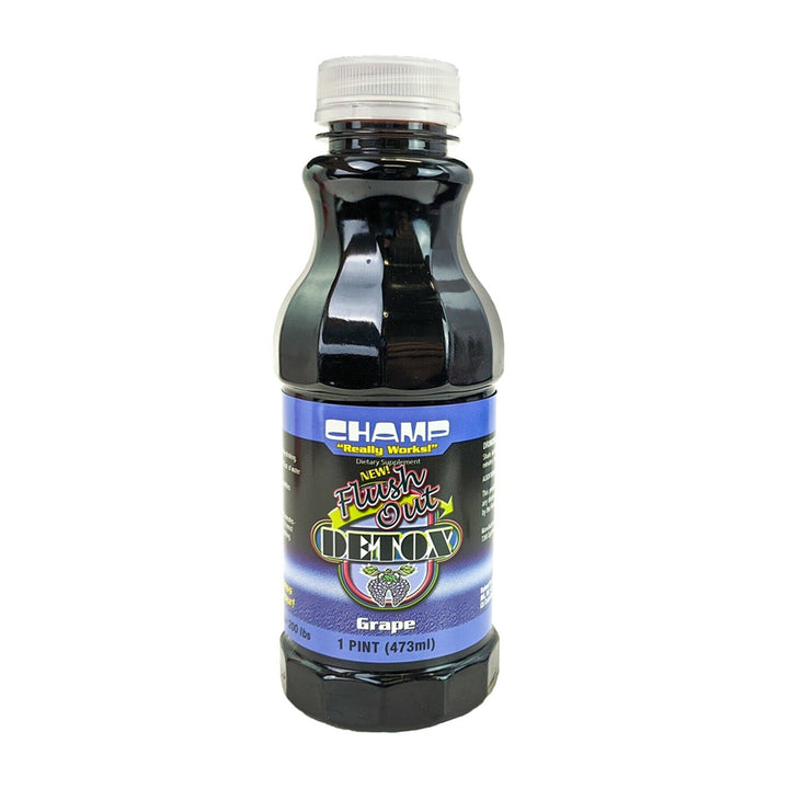 Champ Flush Out Detox Drink 16oz  473ml grape 1pin