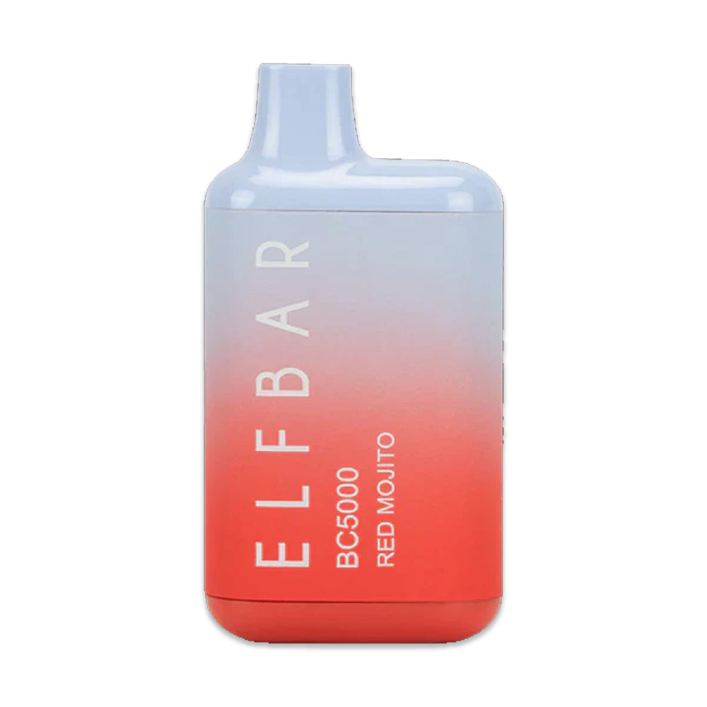 ELF BAR BC5000 Disposable Vape POD 50mg 13ml - Red Mojito