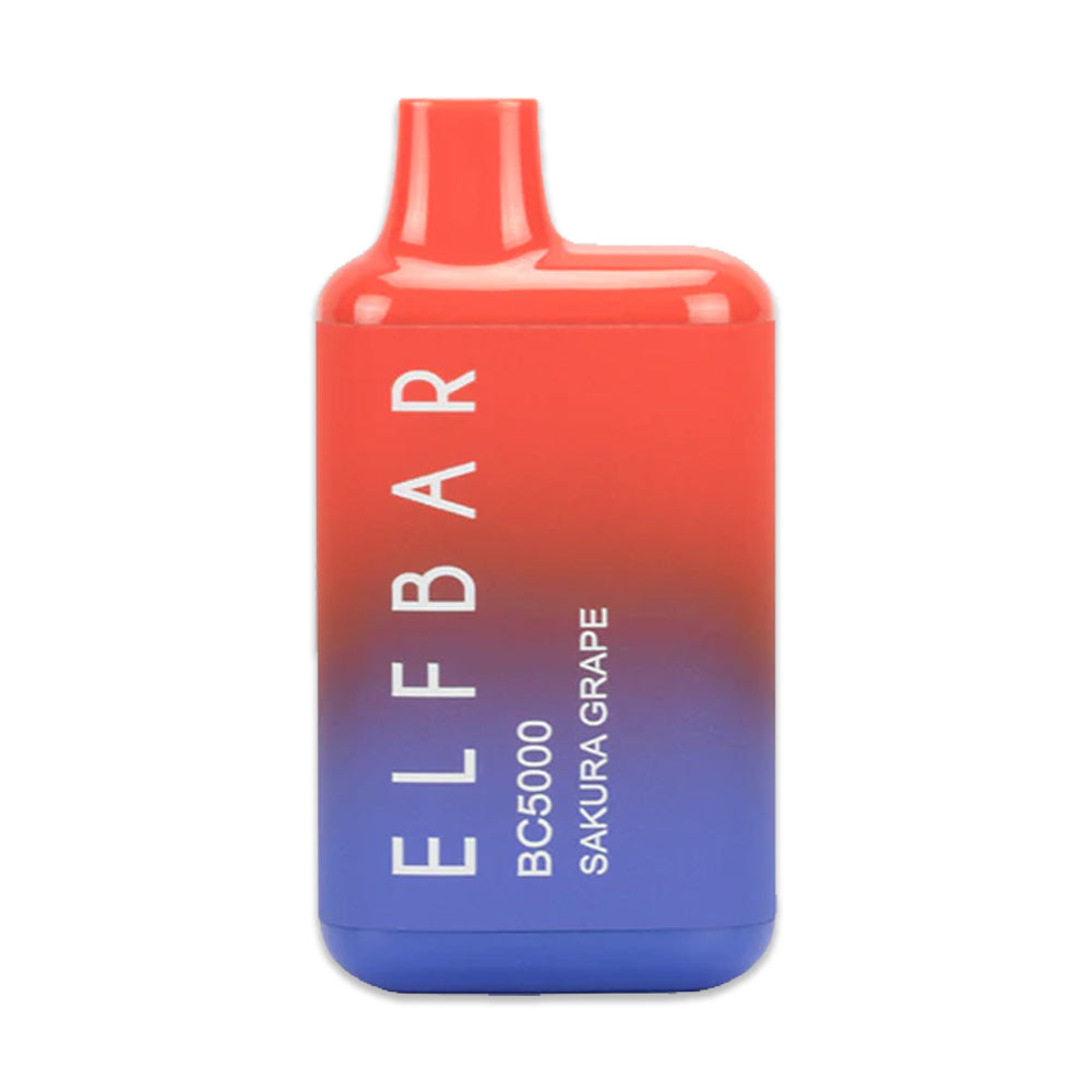 ELF BAR BC5000 Disposable Vape POD 50mg 13ml - Sakura Grape