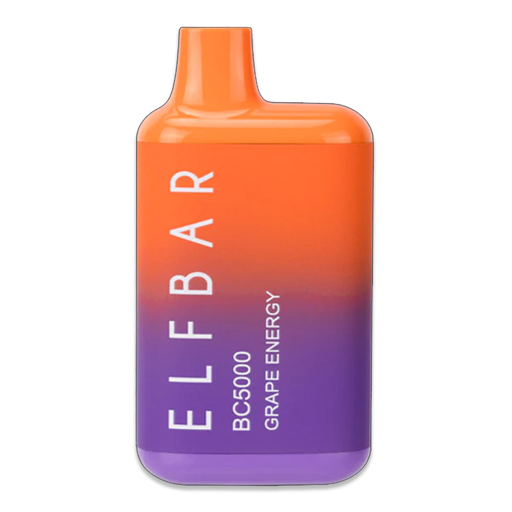 ELF BAR Grape Energy BC5000 Disposable POD 50mg 13ml vape