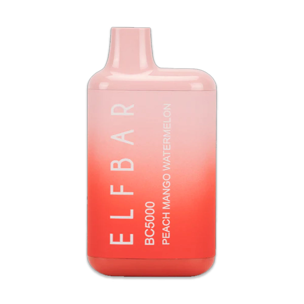 ELF BAR BC5000 Disposable Vape POD 50mg 13ml - Peach Mango Watermelon