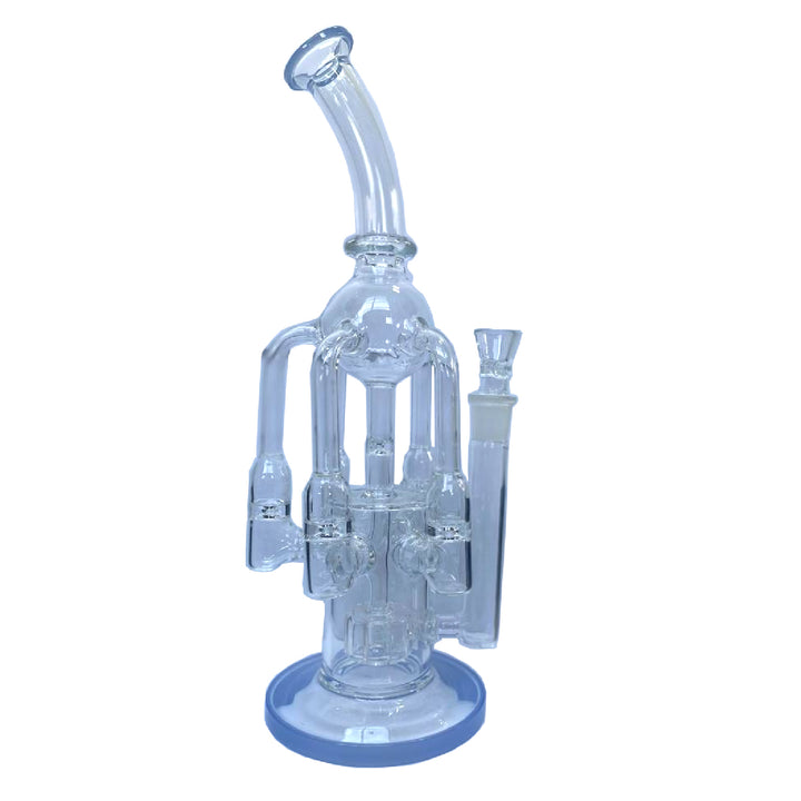 Glass bongs with Multiple Branch Tubes & Filters Recycler