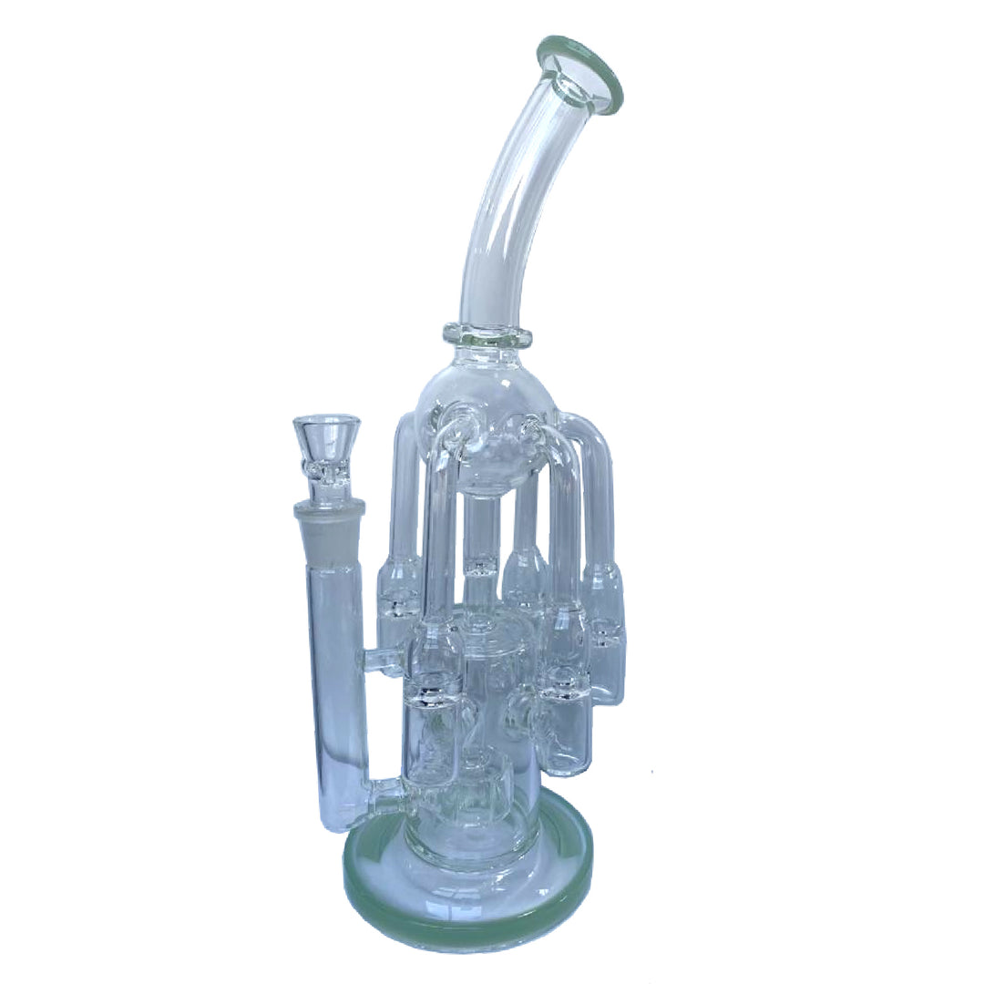 Glass bongs with Multiple Branch Tubes & Filters Recycler