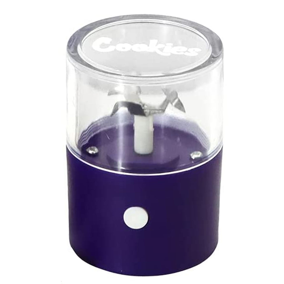 Cookies Electric Automatic Metal Herbs Grinder Purple