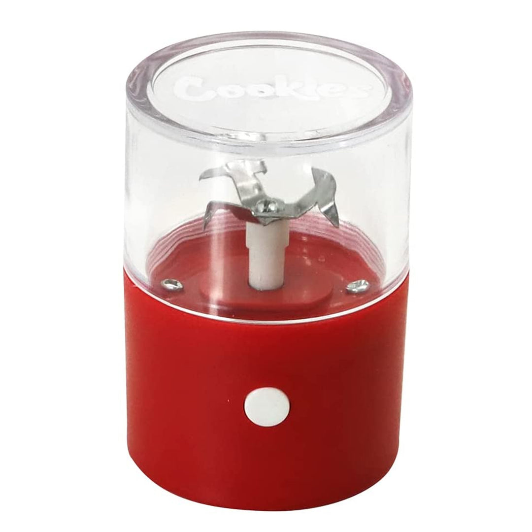 Cookies Electric Automatic Metal Herbs Grinder Red