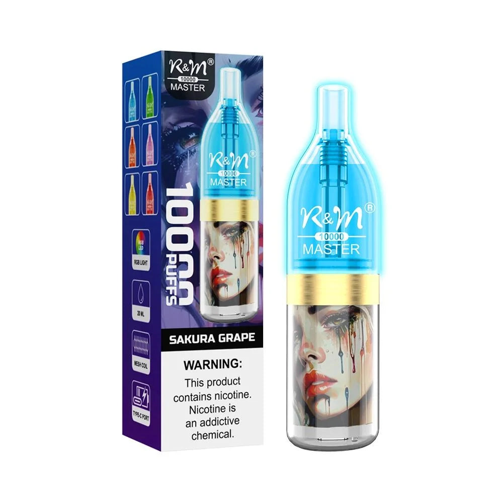 R&M Master 10000 Puffs disposable vape 20ml chillzoneusa R&M Master 10000 Puffs disposable vape 20ml chillzoneusa