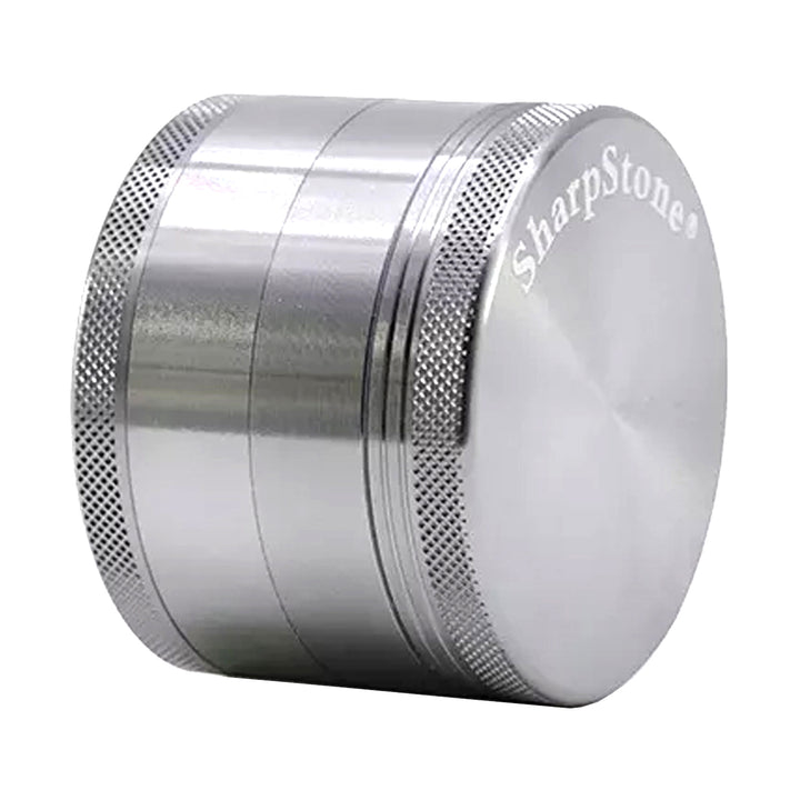 Sharpstone 4 Piece Grinders Solid Top Silver