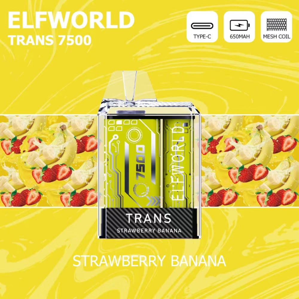 ELF WORLD Trans 7500 Puffs Disposable Vape