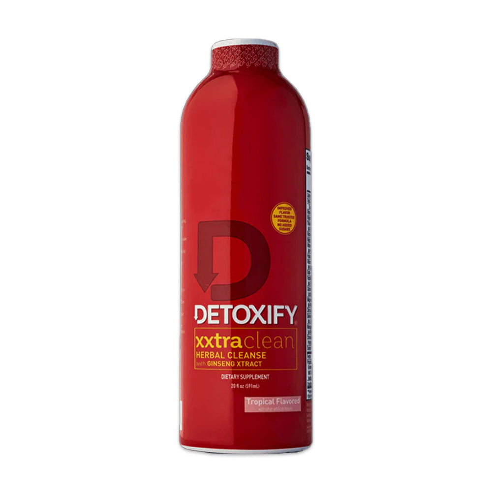 detoxify xxtra clean herbal cleanse ginseng extract tropical flavores dietary supplement 20fl