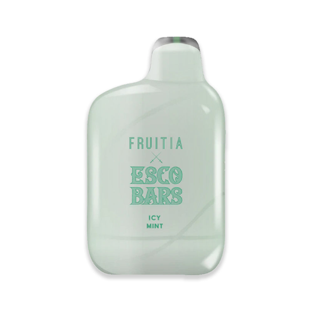 Fruitia X Esco Bars 6000 Rechargeable Disposable 50mg - ICY MINT Usa made